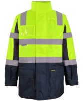 Hi Vis Day + Night Visionary Jacket- Yellow/Navy 